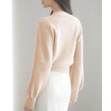 2wayボリュームスリーブショート丈ニット | SAISON DE PAPILLON  | 詳細画像29 