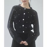 2wayボリュームスリーブショート丈ニット | SAISON DE PAPILLON  | 詳細画像9 