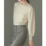 パール付きシャギー素材ニットプルオーバー | SAISON DE PAPILLON | 詳細画像18