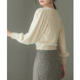 パール付きシャギー素材ニットプルオーバー | SAISON DE PAPILLON | 詳細画像11