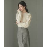 パール付きシャギー素材ニットプルオーバー | SAISON DE PAPILLON | 詳細画像14