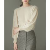 パール付きシャギー素材ニットプルオーバー | SAISON DE PAPILLON | 詳細画像15