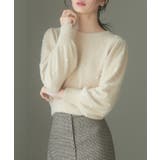 パール付きシャギー素材ニットプルオーバー | SAISON DE PAPILLON | 詳細画像16