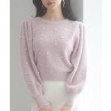 パール付きシャギー素材ニットプルオーバー | SAISON DE PAPILLON | 詳細画像22