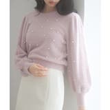 パール付きシャギー素材ニットプルオーバー | SAISON DE PAPILLON | 詳細画像26