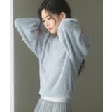 パール付きシャギー素材ニットプルオーバー | SAISON DE PAPILLON | 詳細画像8