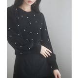 パール付きシャギー素材ニットプルオーバー | SAISON DE PAPILLON | 詳細画像41