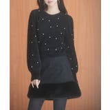 パール付きシャギー素材ニットプルオーバー | SAISON DE PAPILLON | 詳細画像34