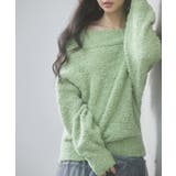 2wayネックチュールテープニットプルオーバー | SAISON DE PAPILLON | 詳細画像18