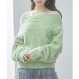 2wayネックチュールテープニットプルオーバー | SAISON DE PAPILLON | 詳細画像10