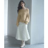 2wayネックチュールテープニットプルオーバー | SAISON DE PAPILLON | 詳細画像6