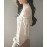 オープンショルダーシャギーニットプルオーバー | SAISON DE PAPILLON | 詳細画像5