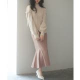 オープンショルダーシャギーニットプルオーバー | SAISON DE PAPILLON | 詳細画像7