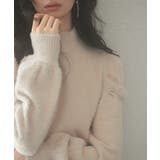 オープンショルダーシャギーニットプルオーバー | SAISON DE PAPILLON | 詳細画像10