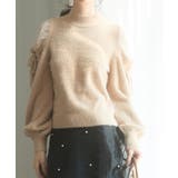 ブラウン | オープンショルダーシャギーニットプルオーバー | SAISON DE PAPILLON