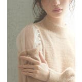 オープンショルダーシャギーニットプルオーバー | SAISON DE PAPILLON | 詳細画像18