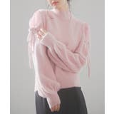 ピンク | オープンショルダーシャギーニットプルオーバー | SAISON DE PAPILLON