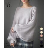 ボートネックドルマンスリーブニット | SAISON DE PAPILLON | 詳細画像1