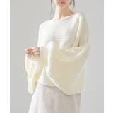 ボートネックドルマンスリーブニット | SAISON DE PAPILLON | 詳細画像33