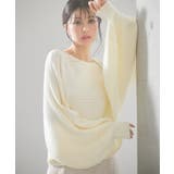 ボートネックドルマンスリーブニット | SAISON DE PAPILLON | 詳細画像34