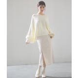 ボートネックドルマンスリーブニット | SAISON DE PAPILLON | 詳細画像26