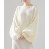 ボートネックドルマンスリーブニット | SAISON DE PAPILLON | 詳細画像28