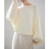 ボートネックドルマンスリーブニット | SAISON DE PAPILLON | 詳細画像30