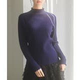 太めリブ編みプチハイネックニットプルオーバー | SAISON DE PAPILLON | 詳細画像33