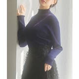 太めリブ編みプチハイネックニットプルオーバー | SAISON DE PAPILLON | 詳細画像34