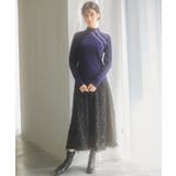 太めリブ編みプチハイネックニットプルオーバー | SAISON DE PAPILLON | 詳細画像36