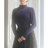 太めリブ編みプチハイネックニットプルオーバー | SAISON DE PAPILLON | 詳細画像39