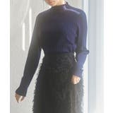 太めリブ編みプチハイネックニットプルオーバー | SAISON DE PAPILLON | 詳細画像40