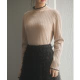 太めリブ編みプチハイネックニットプルオーバー | SAISON DE PAPILLON | 詳細画像11