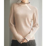 太めリブ編みプチハイネックニットプルオーバー | SAISON DE PAPILLON | 詳細画像12