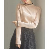 太めリブ編みプチハイネックニットプルオーバー | SAISON DE PAPILLON | 詳細画像13