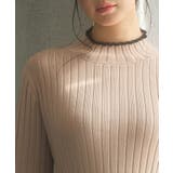 太めリブ編みプチハイネックニットプルオーバー | SAISON DE PAPILLON | 詳細画像14