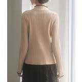 太めリブ編みプチハイネックニットプルオーバー | SAISON DE PAPILLON | 詳細画像5