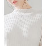 太めリブ編みプチハイネックニットプルオーバー | SAISON DE PAPILLON | 詳細画像21