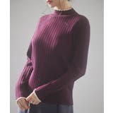 太めリブ編みプチハイネックニットプルオーバー | SAISON DE PAPILLON | 詳細画像43