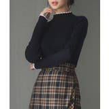 太めリブ編みプチハイネックニットプルオーバー | SAISON DE PAPILLON | 詳細画像32