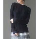 太めリブ編みプチハイネックニットプルオーバー | SAISON DE PAPILLON | 詳細画像23