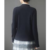 太めリブ編みプチハイネックニットプルオーバー | SAISON DE PAPILLON | 詳細画像24