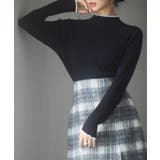 太めリブ編みプチハイネックニットプルオーバー | SAISON DE PAPILLON | 詳細画像27