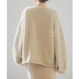 深めVネックドロップショルダーニットプルオーバー | SAISON DE PAPILLON  | 詳細画像34 