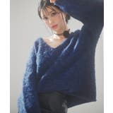 深めVネックドロップショルダーニットプルオーバー | SAISON DE PAPILLON  | 詳細画像19 