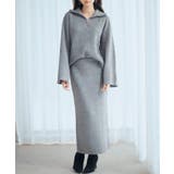 グレー | 着回し拔群ニットセットアップ | SAISON DE PAPILLON