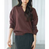 キーネックドロップショルダーニット | SAISON DE PAPILLON | 詳細画像8