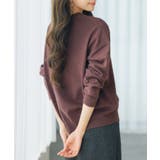 キーネックドロップショルダーニット | SAISON DE PAPILLON | 詳細画像10