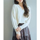 キーネックドロップショルダーニット | SAISON DE PAPILLON | 詳細画像29