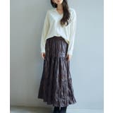 キーネックドロップショルダーニット | SAISON DE PAPILLON | 詳細画像30